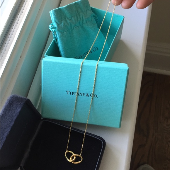 Tiffany & Co. Jewelry - Tiffany 18k gold Elsa Peretti interlocking circles
